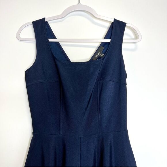 NEW Lulus Home Before Daylight Fit & Flare Navy Blue Dress XS - Picture 3 of 11